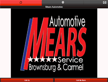 Tablet Screenshot of mearsservice.com